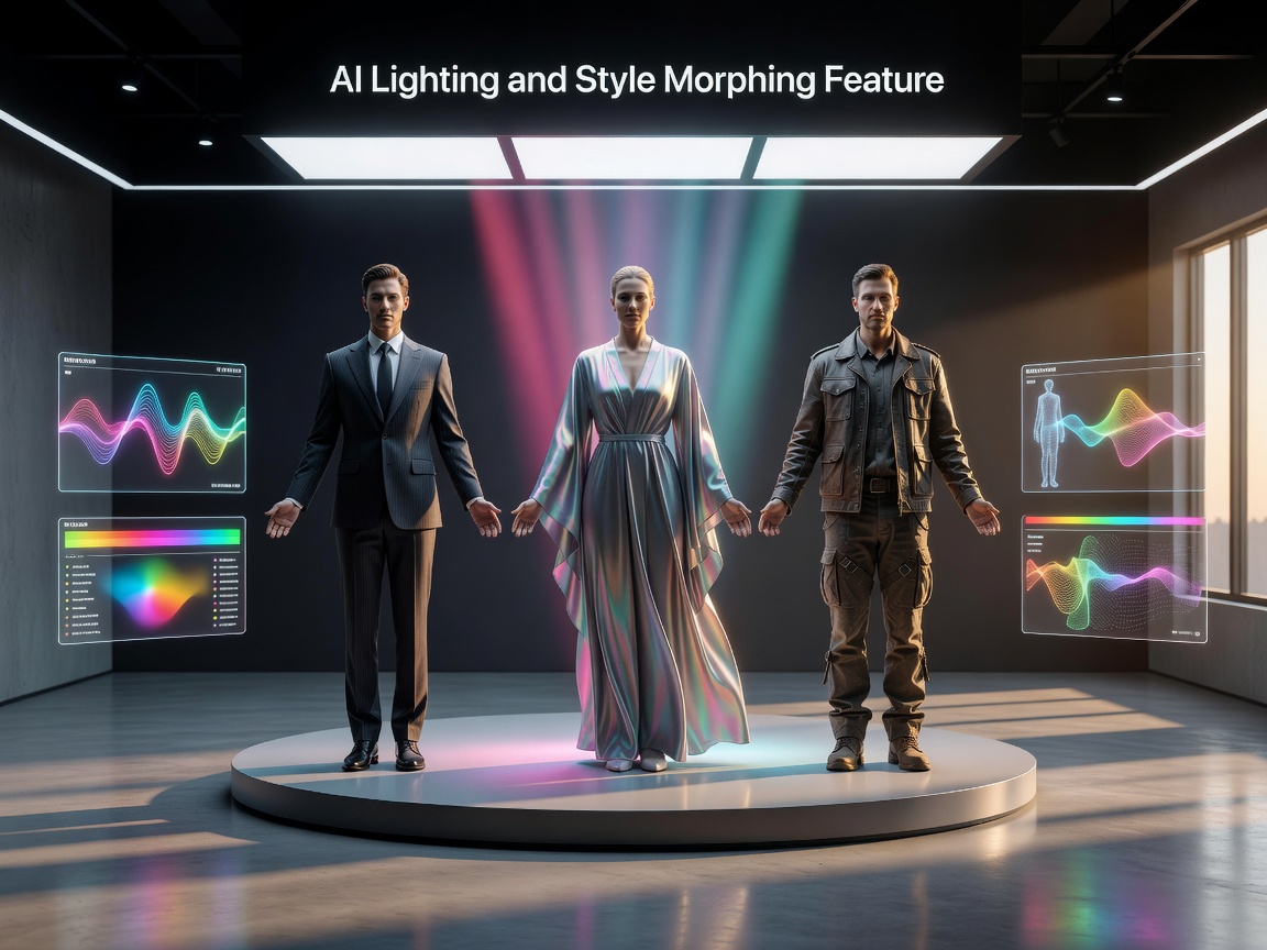 AI Lighting and Style Morphing Feature Showcase